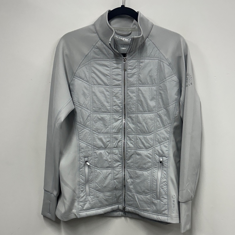 Sunice Light Gray Quilted Jacket